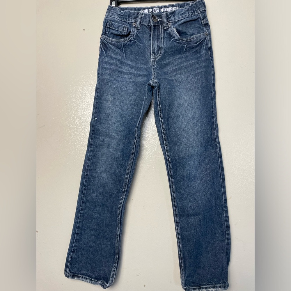 Route 66 Straight Leg Boy’s Size 12 Blue Denim Jeans